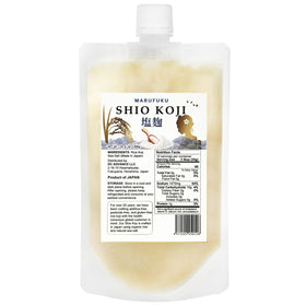 MARUFUKU Shio Koji bottle front, premium umami paste for cooking enhancement
