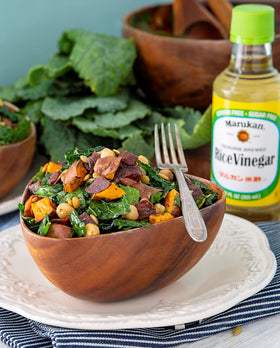 Marukan vinegar used to marinade seafood for richer aroma
