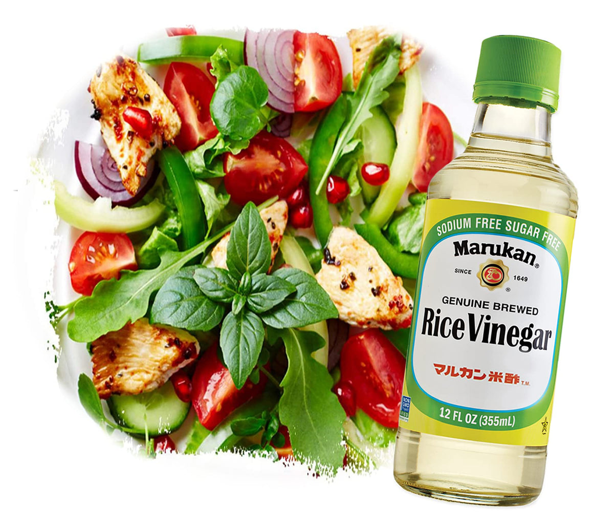 Stir frying with Marukan rice vinegar for balanced acidity