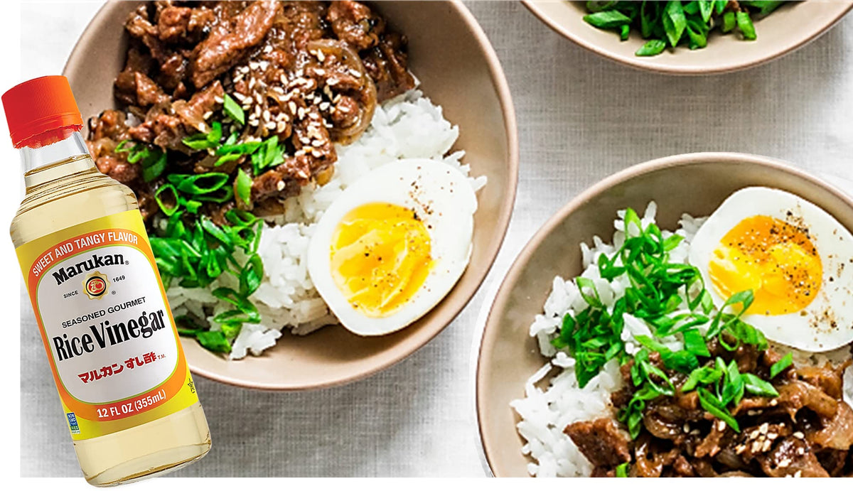 Dressing use: Marukan Seasoned Gourmet Rice Vinegar adds bright tang to salads