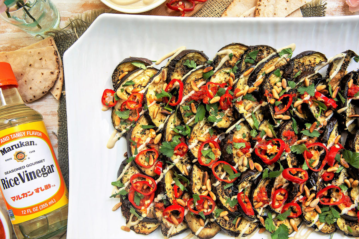Pairing Marukan vinegar with seafood and salads to elevate flavors