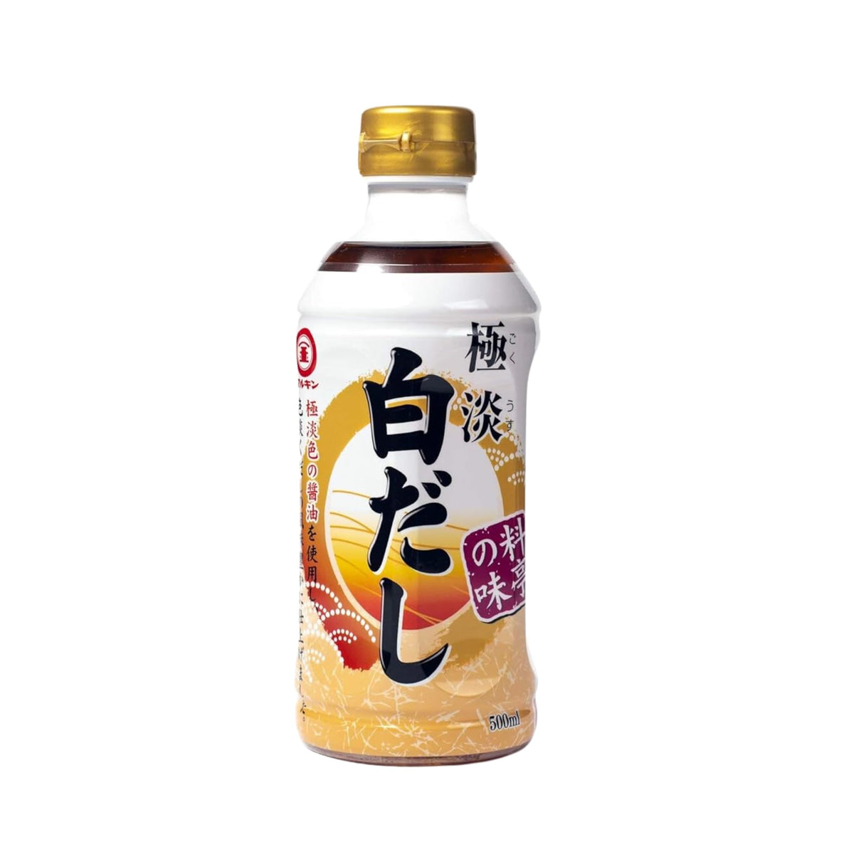 MARUKIN Shiro Dashi bottle front, ready-to-use base for quick flavorful broths.