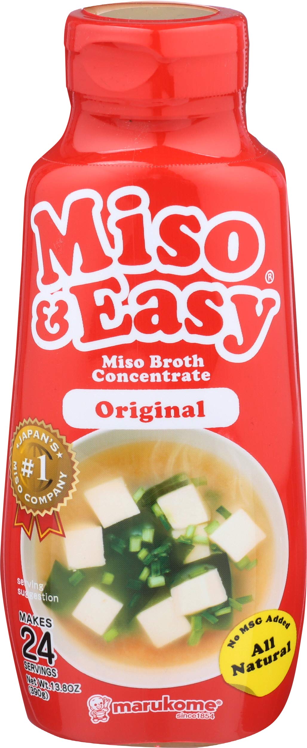 Marukome Miso Original broth concentrate bottle for quick, flavorful miso-based soups