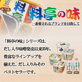 Marukome miso soup ingredients including tofu and green onions