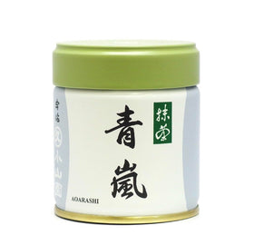 Marukyu Koyamaen premium ceremonial matcha Aorashi 40g tin for traditional whisking