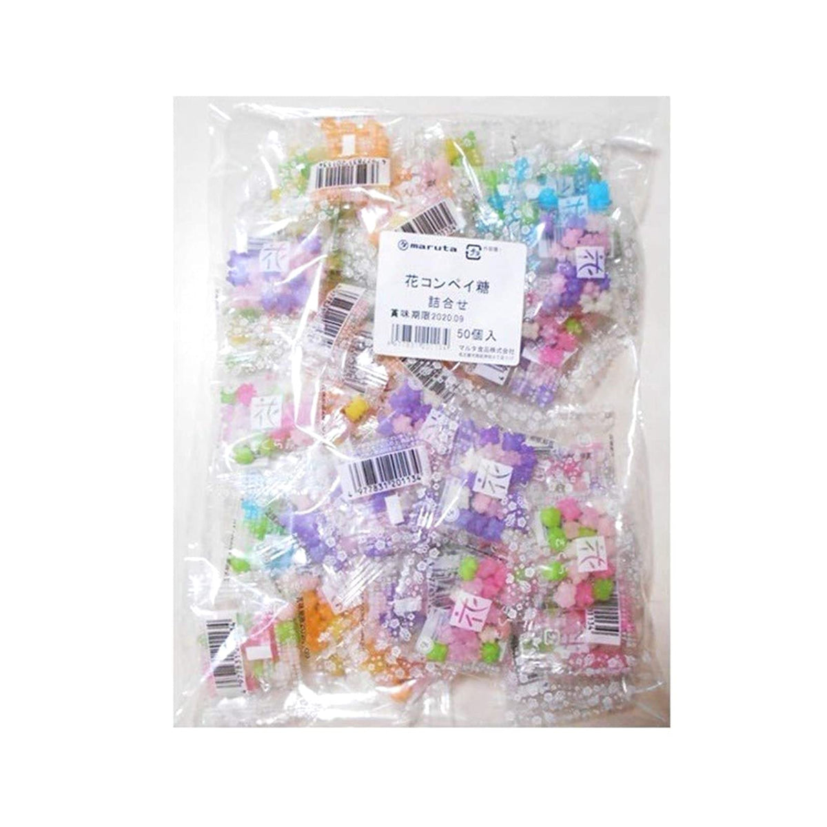 MARUTA Konpeito Hanatsume colorful candies for gifting and snacking.