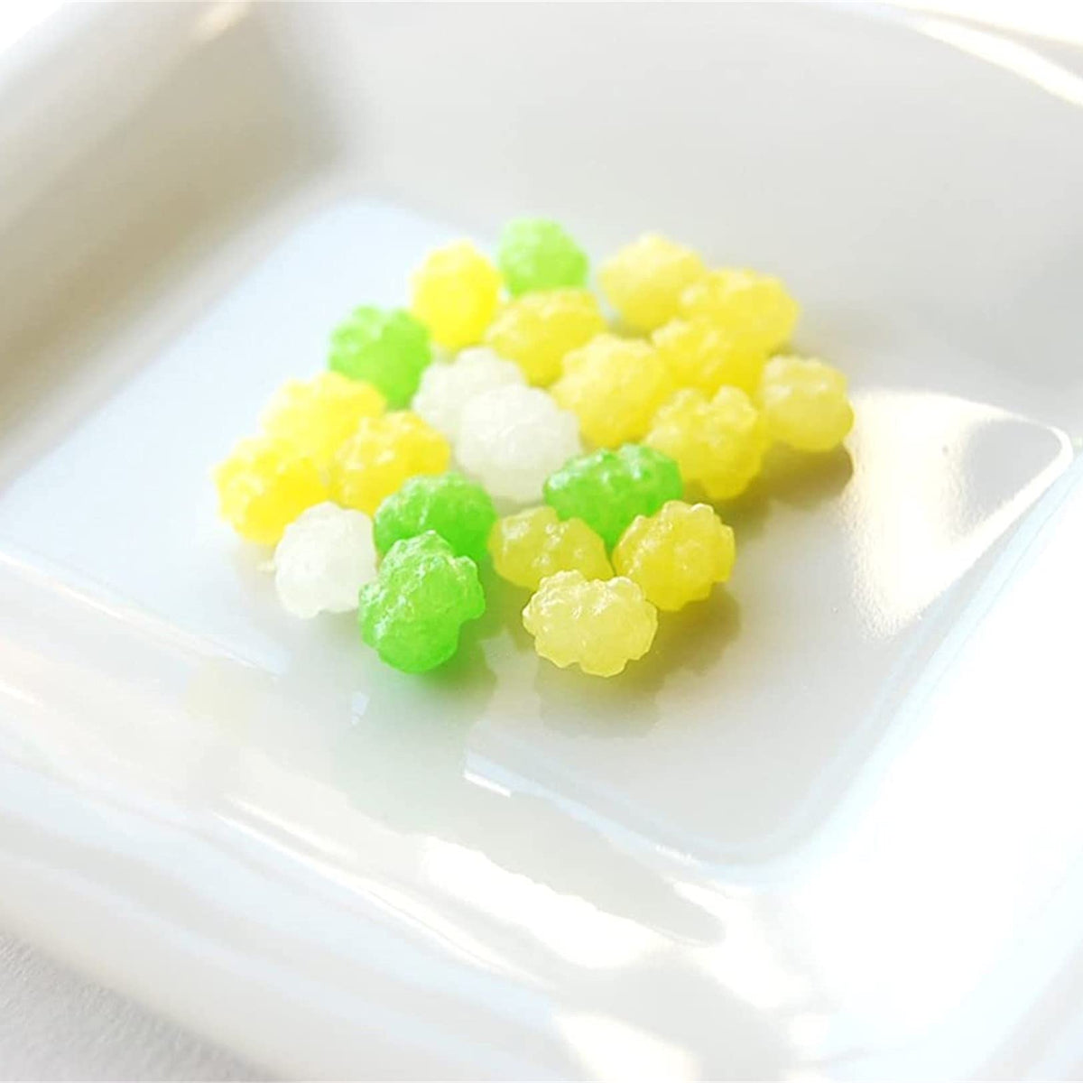 Display MARUTA Konpeito as a colorful party favor or dessert accent.