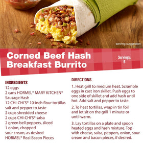 Mary Kitchen Hash Sausage Hash in pan, ideal for quick breakfasts.