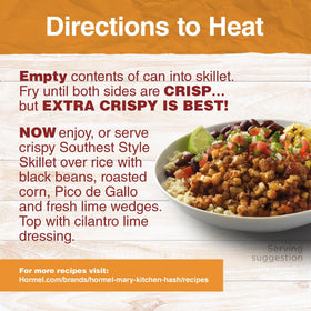Mary Kitchen Southwest Style Skillet dish-prep image suggests quick weeknight meals.