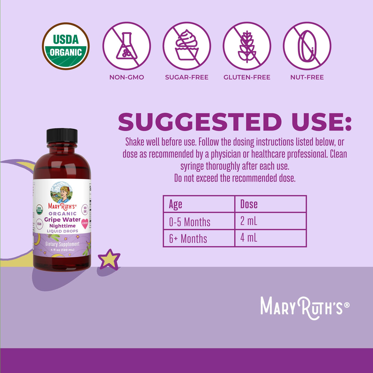 MaryRuth's Organic Ginger Root detail highlighting natural ingredient for gentle use
