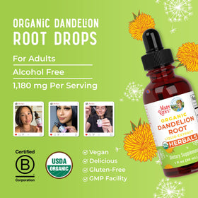 MARYRUTH'S USDA Organic seal on bottle highlighting organic sourcing