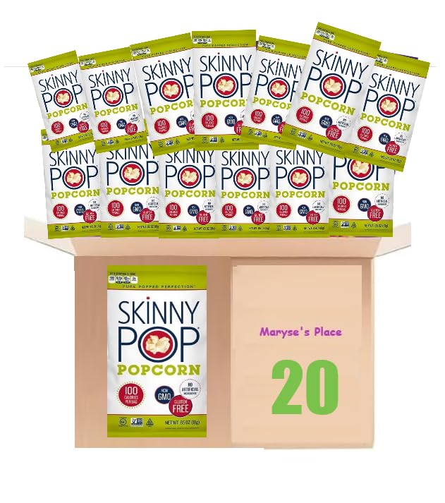 Maryse's Place Skinny Of Pop Original popcorn in a bag for portion-controlled snacking.