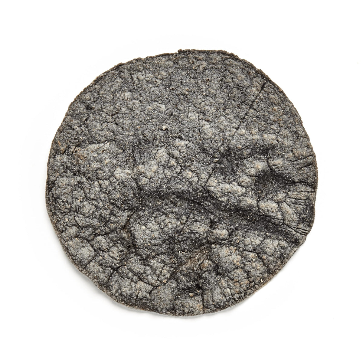 Masienda Blue Corn Masa Harina tortillas cooking on a hot griddle.