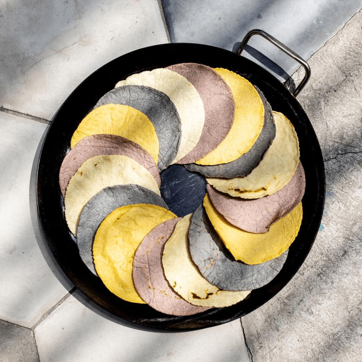 Masienda six-inch tortillas crafted from red corn masa harina.