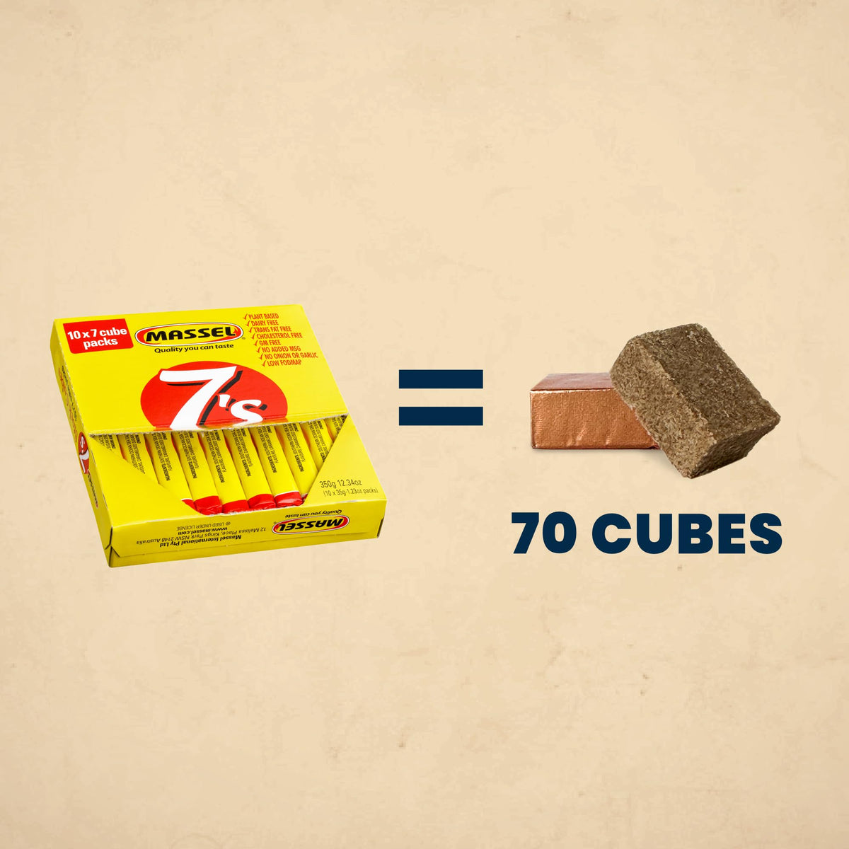 Massel Beef Style Bouillon Cubes can be used as broth base or seasoning.