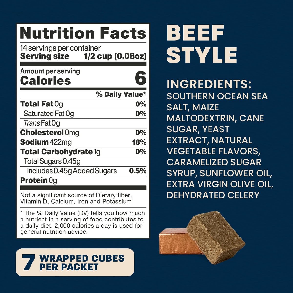 Massel Beef Style Bouillon Cubes deliver low FODMAP, gluten-free flavor.