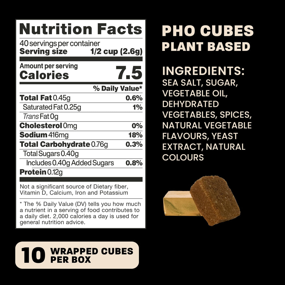 Massel Pho Bouillon gluten-free dairy-free label highlights plant-based broth