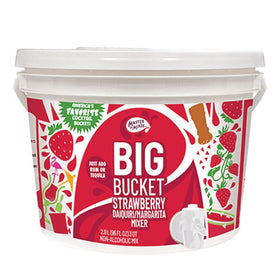 Master of Mixes BigBucket with Dispensa-Rita spout for easy serving at events.
