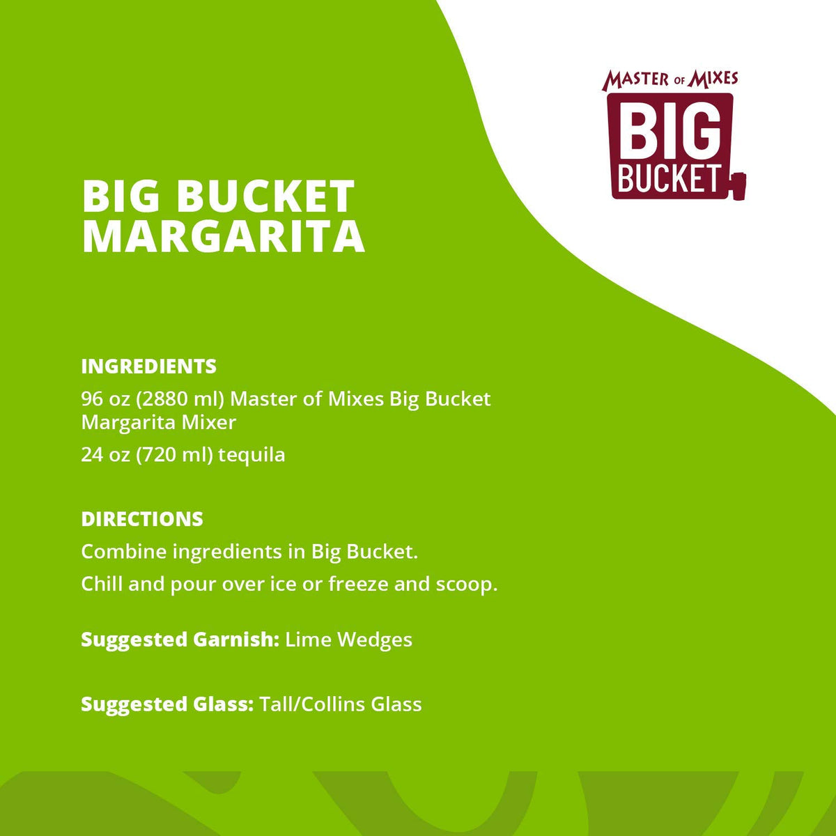 Dispensa-Rita spout on Master of Mixes BigBucket enabling controlled pouring
