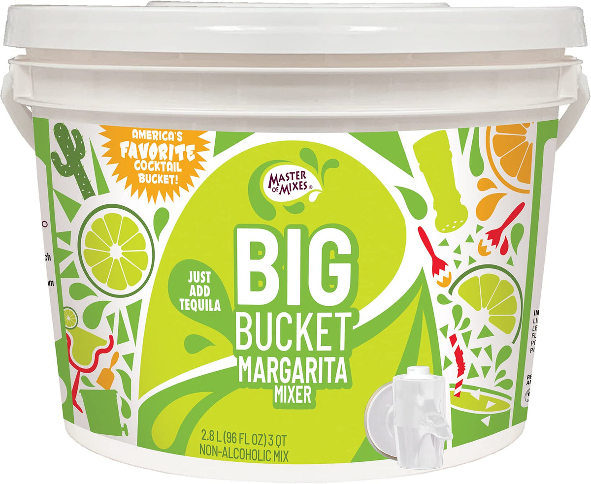 Master of Mixes BigBucket Margarita pour for easy serving and party-ready drinks