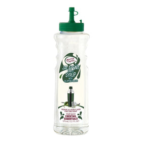 Master of Mixes Jalapeño Simple Syrup bottle enabling bold, balanced spicy cocktails.
