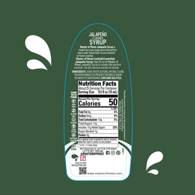 Close-up of the label highlighting premium, crystal-clear formula for smooth pours.