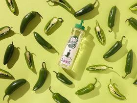 Master of Mixes Jalapeño Simple Syrup pour for spicy Margaritas and Bloody Marias.