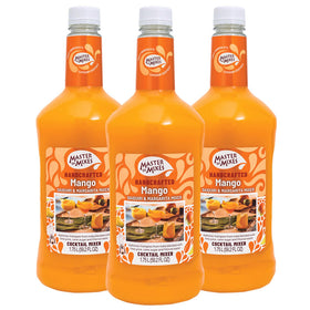 Master of Mixes Mango Daiquiri bottle highlights tropical flavor for easy home cocktails.