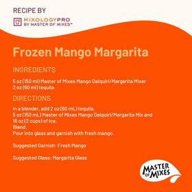 Mango Daiquiri served in a glass using Master of Mixes mix.
