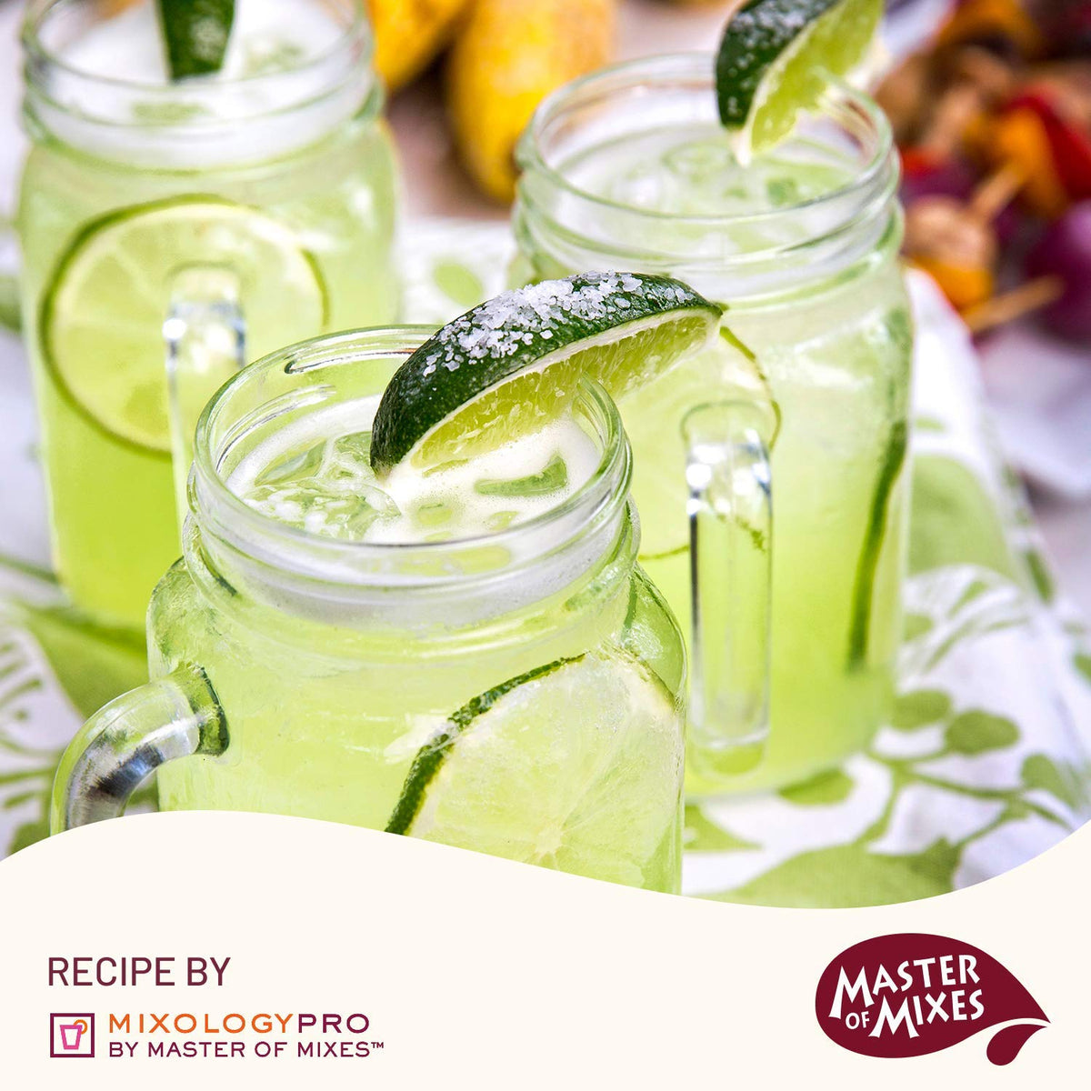 Master of Mixes Margarita Drink Mix citrus oil splash captures vibrant aroma