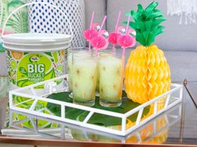 MASTER OF MIXES Margarita Mix label front highlights bulk, ready-to-use product.