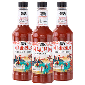 Master of Mixes Michelada bottle close-up highlighting authentic blend for easy party drinks