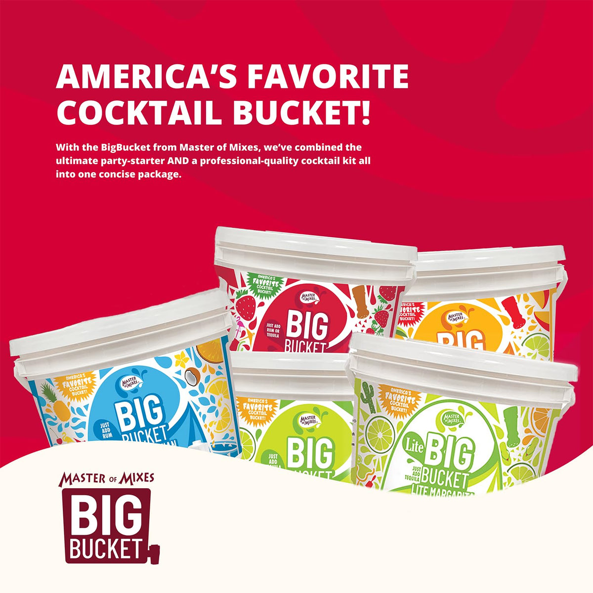 Portable BigBucket design from Master of Mixes for outdoor entertaining.
