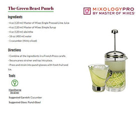 Master of Mixes 375 ml box packaging protects during shipping.