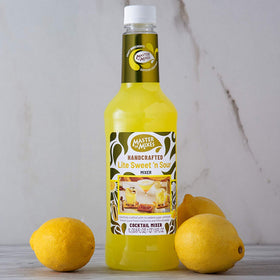 Master of Mixes Sweet N' Sour Lite ingredients label showing lemon and lime.