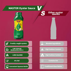 Pouring MASTER Sauce enhances sauces and marinades with balanced savoriness