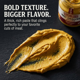 Roast beef dish complemented by MasterFoods Hot English Mustard