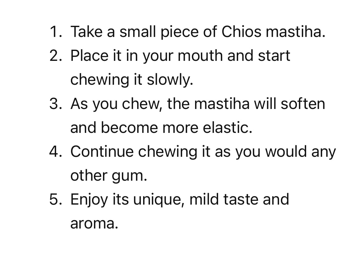 Mastic of Chios hand-cleaned tears ensuring premium quality in every pack.