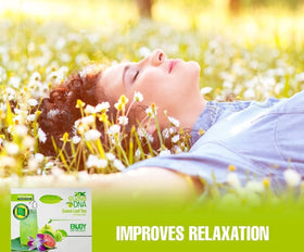 Matcha DNA Guava Leaf Tea iced is refreshing and caffeine-free.