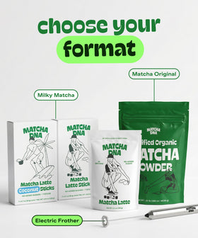 MATCHA DNA lab certificate showing lead and heavy metal testing for purity.