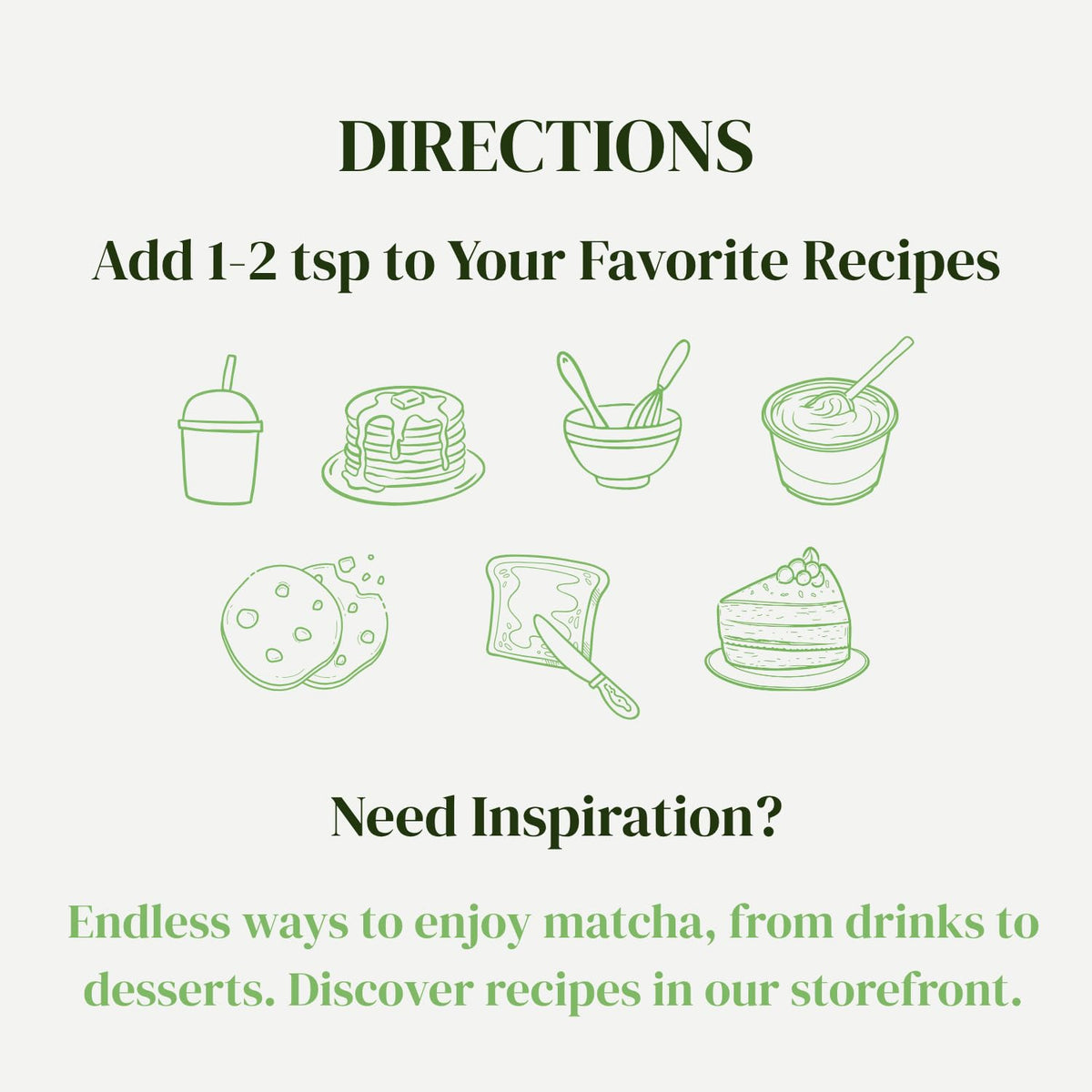 Baked goods with Matcha Kari deliver green hue and subtle flavor