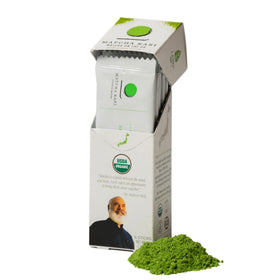 Matcha Kari ceremonial-grade stick-packaging for on-the-go energy