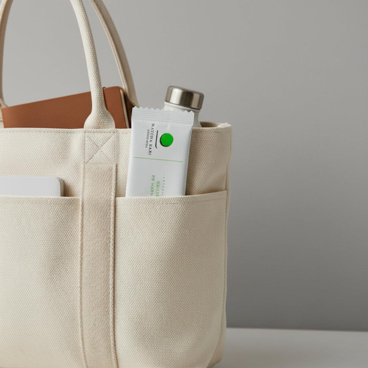 Matcha Kari on-the-go pack fits busy mornings and workouts.