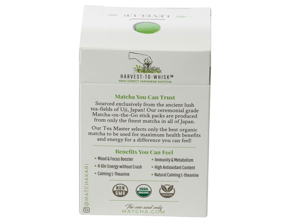 Matcha Kari organic logo, gluten-free and vegan friendly