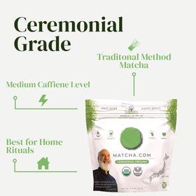 Matcha Kari organic label confirms 100% USDA organic and vegan-friendly ingredients.