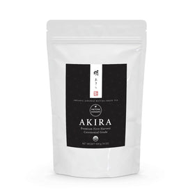 Matcha Konomi Akira ceremonial-grade canister shows premium packaging for authentic Japanese matcha