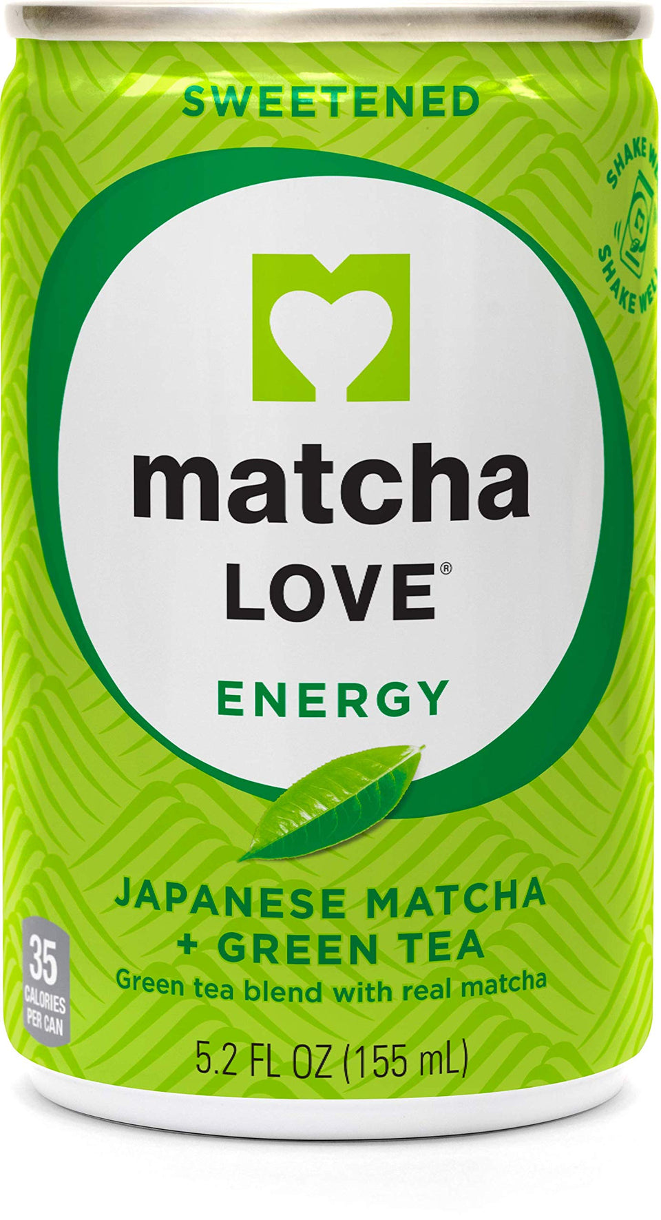 Matcha Love energy shot bottle showcasing vibrant green tea flavor for on-the-go vitality.