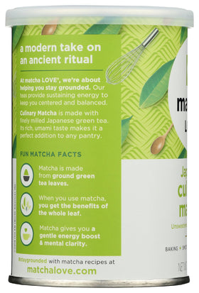 Steam rises from a Matcha Love cup with inviting aroma.