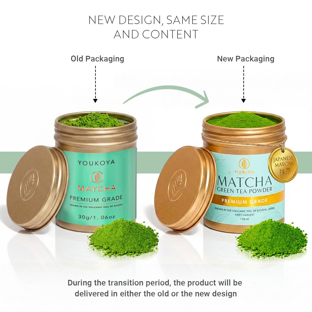 Matcha Moments airtight tin and inner pouch protecting freshness and flavor.