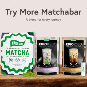 Matchabar cafe-inspired story frame invites daily energy rituals at home